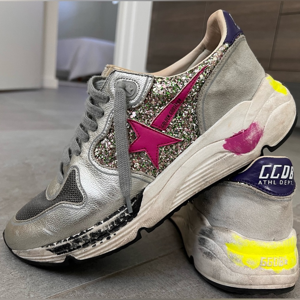 Golden Goose running sneakers. Size 38.